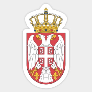 Serbia Coat of Arms Sticker